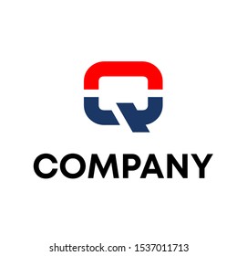 Letter Q Modern Logo initial Design Template sign vector shape