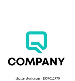 Letter Q Modern Logo initial Design Template sign vector shape