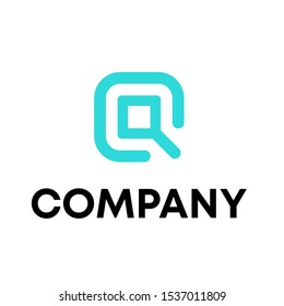 Letter Q Modern Logo initial Design Template sign vector shape