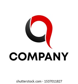 Letter Q Modern Logo initial Design Template sign vector shape