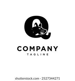 Letter Q Mouse logo icon vector