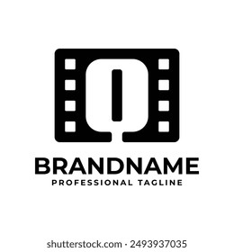 Letter Q Movie Logo, Perfect for Film Production Studios