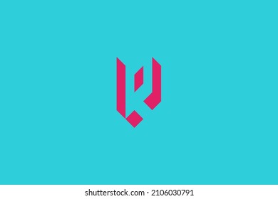 Letter Q negative space logo design