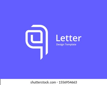 Letter Q or number 9 logo icon design template elements