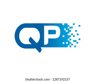 Letter Q and P Template Design Vector, Emblem, Concept Design, Creative Symbol, Icon