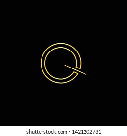 Letter Q QQ Clean and Minimal Initial Based Logo Design