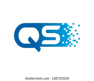 Letter Q and S Template Design Vector, Emblem, Concept Design, Creative Symbol, Icon