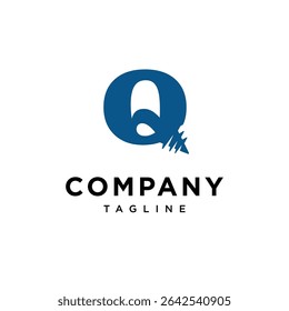 Letter Q Screw logo Icon Vector