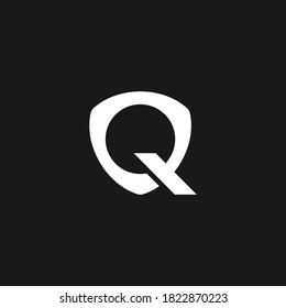 Letter Q Shield Circle Logo Design Logo Template