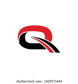 Letter Q simple logo icon design vector