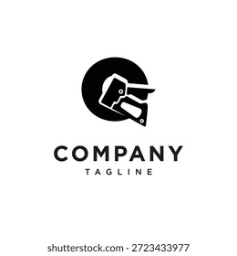 Letra Q Stapler Logo Icon Vector