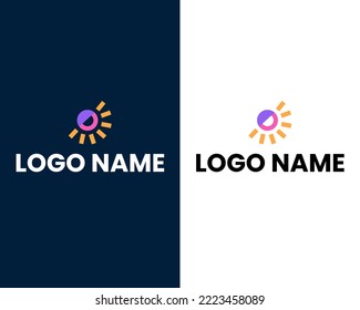 Buchstabe q mit Logo-Design-Vorlage