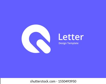 Letter Q switch logo icon design template elements