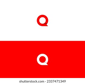 Letter Q switch logo icon design template elements.