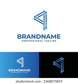 Letter Q Technology Logo, suitable for business related to tech with Q initial.