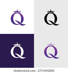 Letra Q diseño de logotipo único