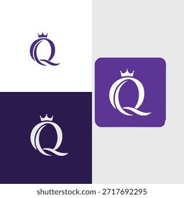 Letra Q diseño de logotipo único