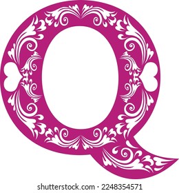 Letter Q, Valentine Alphabet Monogram
Sublimation vector design file, for mug, t-shirt, vase, pillow case. etc