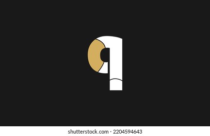 Plantilla de diseño de icono de vector de letra q	
