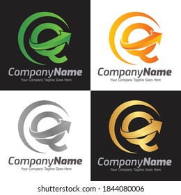 Letter Q vector logo template, Colorful Letter Q logo, Financial Company Logo, Financial Institute Advisors Logo Design Template Vector Icon