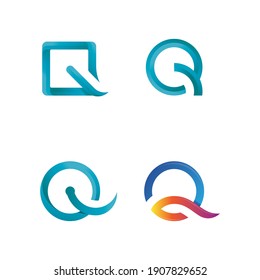 Letter Q Vector Logo Template Illustration Design