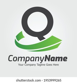 Letter Q vector logo template, Colorful Letter Q logo, Financial Company Logo, Financial Institute Advisors Logo Design Template Vector Icon