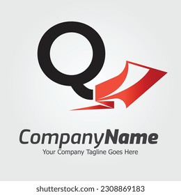 Letter Q vector logo template, Colorful Letter Q logo, Financial Company Logo, Financial Institute Advisors Logo Design Template Vector Icon