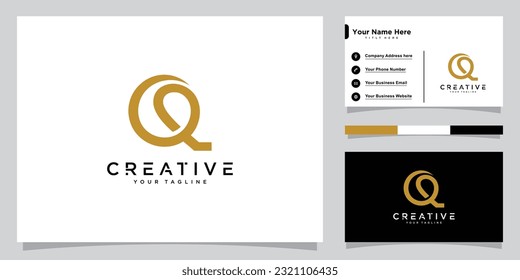 Letter Q Vector Logo Template Illustration Design.