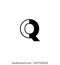 Diseño de la ilustración de la plantilla del logotipo del vector de letra Q. EPS vectorial 10. Letras alfabéticas Iniciales logotipo de monograma Q,Q INITIAL, Q letra q logotipo o elemento de plantilla de diseño de iconos.