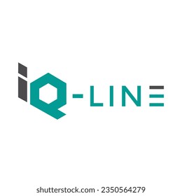 Letter Q Vector Logo Template Illustration Design. IQ I Q Colorful Letter Design with Creative Origami Circle Vector. 