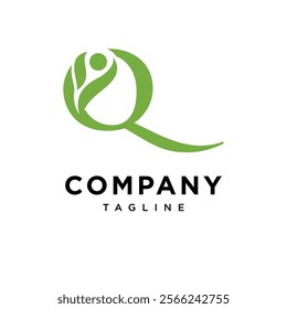 Letter Q Wellness Logo Icon Vector