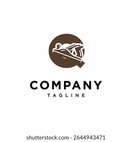 Letter Q Wood Planer Logo Icon Vector