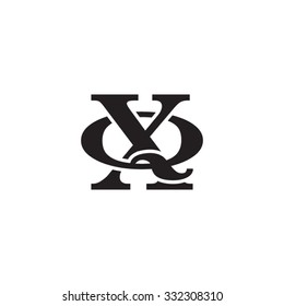 letter Q and X monogram logo
