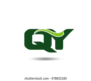 Letter Q and Y monogram logo
