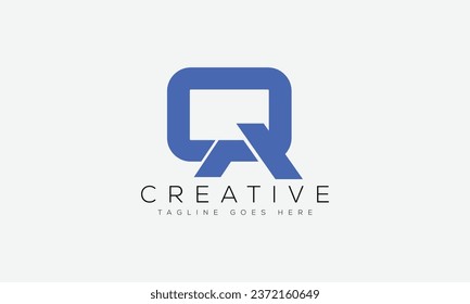 Letter QA logo design template vector illustration