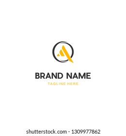 Letter QA/AQ Modern Abstract Creative Business Monogram Logo