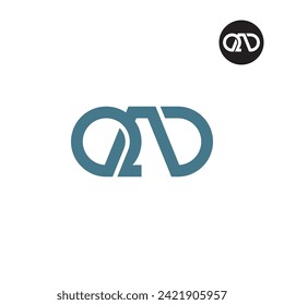 Letter QAD Monogram Logo Design
