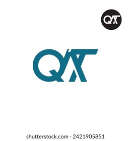 Logo-Design des Briefes QAT Monogramm