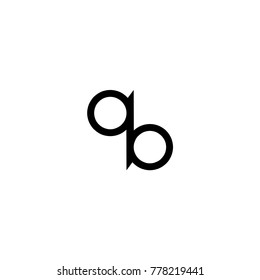 letter qb logo vector