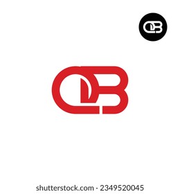 Diseño de logotipo de monograma QB