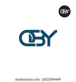 Letter QBY Monogram Logo Design