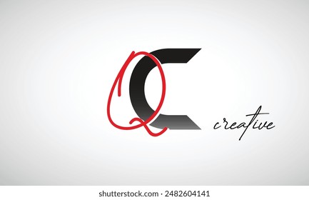 Letter QC Creative Clean Logo Design