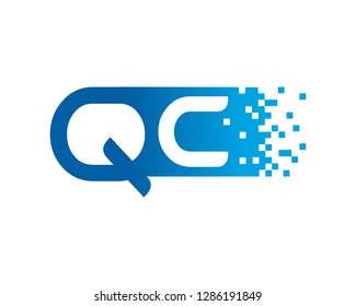 Letter QC Template Design Vector, Emblem, Concept Design, Creative Symbol, Icon