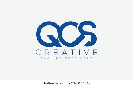 Letter QCS logo design template vector illustration.