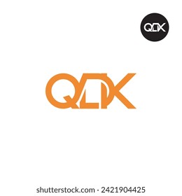 Diseño de logotipo de monograma QDK