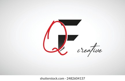Letter QF Creative Clean Logo Design