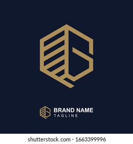 Letter QG and Building Monogram Logo Design