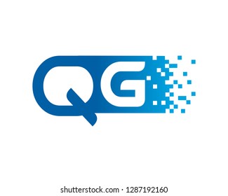 Letter QG Template Design Vector, Emblem, Concept Design, Creative Symbol, Icon