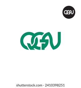 Letter QGN Monogram Logo Design