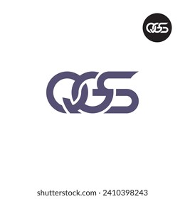 Letter QGS Monogram Logo Design